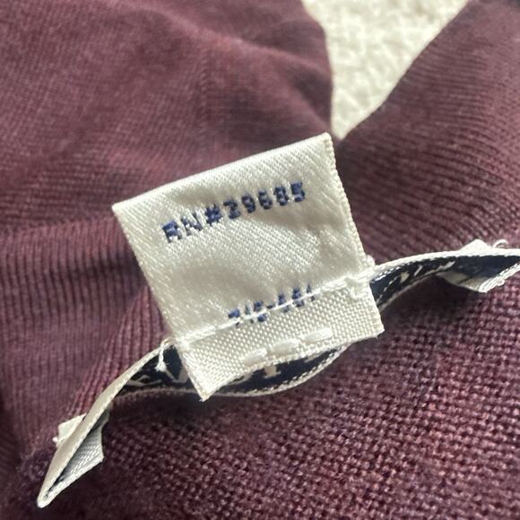 PENDLETON Womens Medium Longline Cardigan Sweater Plum Button Front Academia - Picture 9 of 9